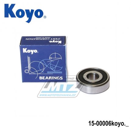 Loisko 6200-2RS (rozmry: 10x30x9 mm) Koyo