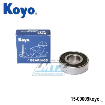 Loisko 6203-2RS (rozmry: 17x40x12 mm) Koyo