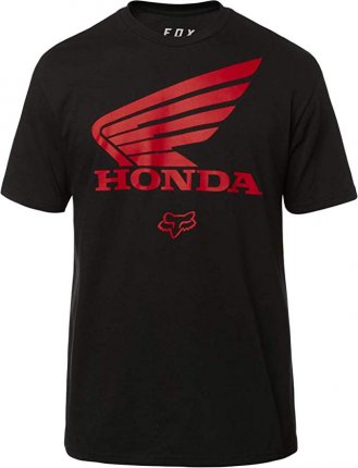 Triko FOX Honda Tee Black - velikost L