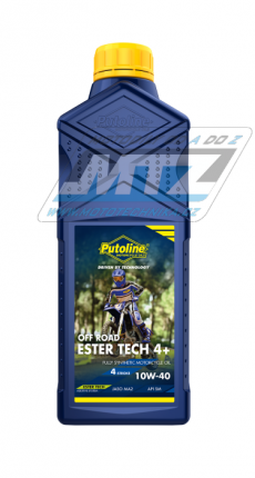 Olej motorov motocyklov Putoline Ester Tech OffRoad4+ 10W40 (1L)