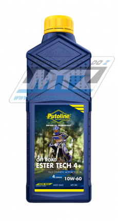 Olej motorov motocyklov Putoline Ester Tech OffRoad4+ 10W60 (balen 1L)